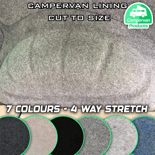 320gsm 4 Way Stretch Campervan Lining Carpet with High Temp Adhesive – Cut To Length