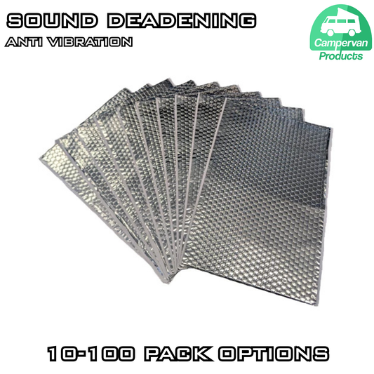 Self Adhesive Butyl Sound Deadening Sheets – Anti Vibration Insulation for Campervan, Van & Motorhome Conversion