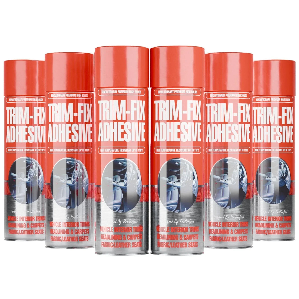 Trim-Fix high-temperature spray adhesive can included with non-sample bundle options