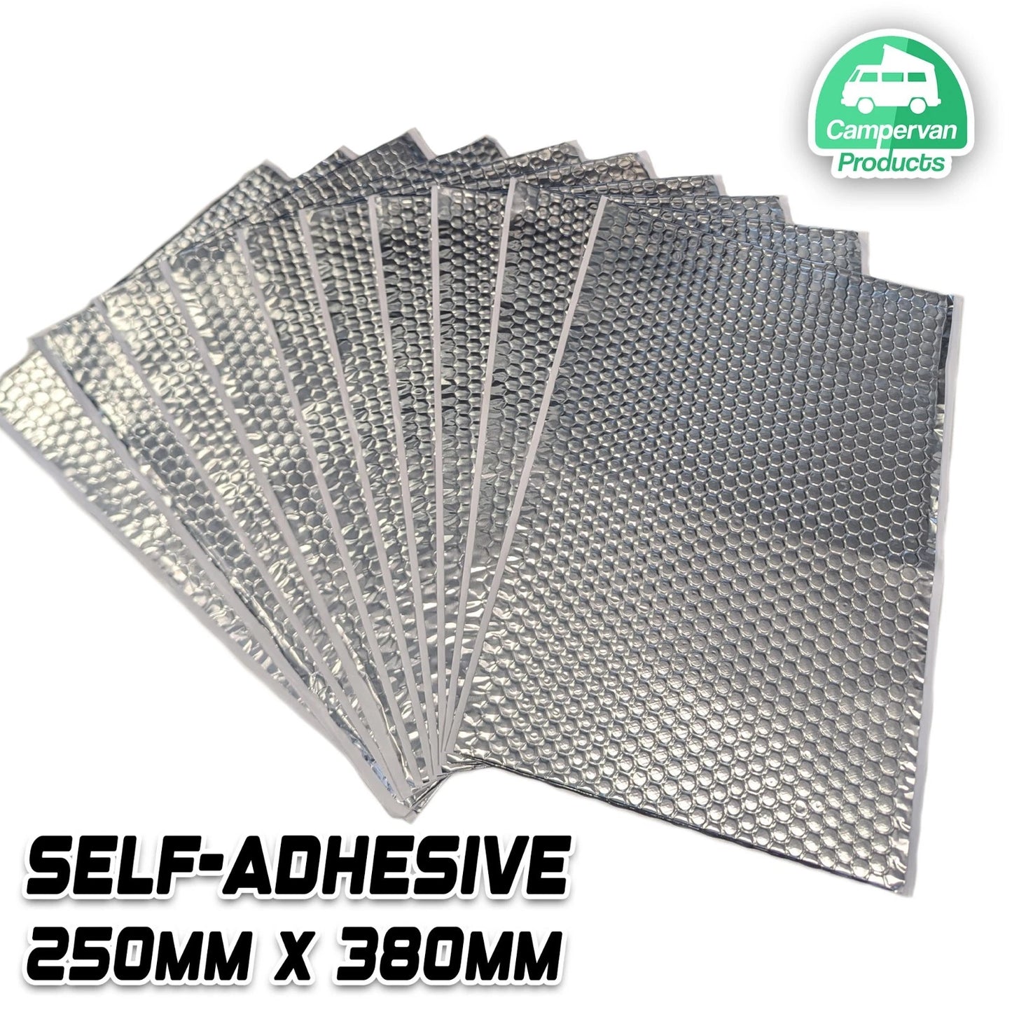 Self Adhesive Butyl Sound Deadening Sheets – Anti Vibration Insulation for Campervan & Van Conversion
