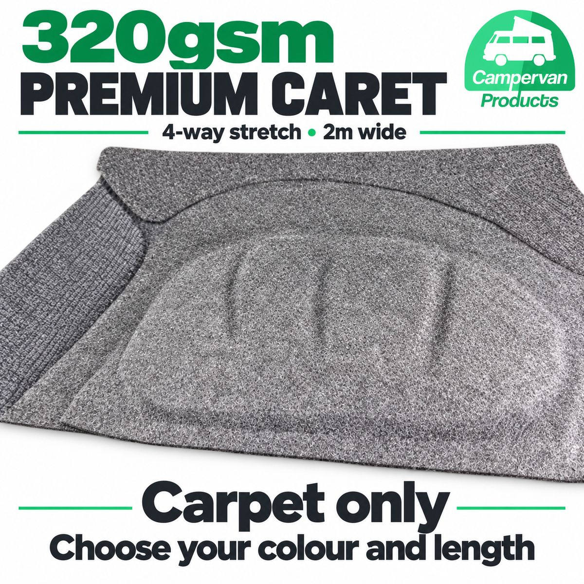 320gsm premium four-way stretch lining carpet only