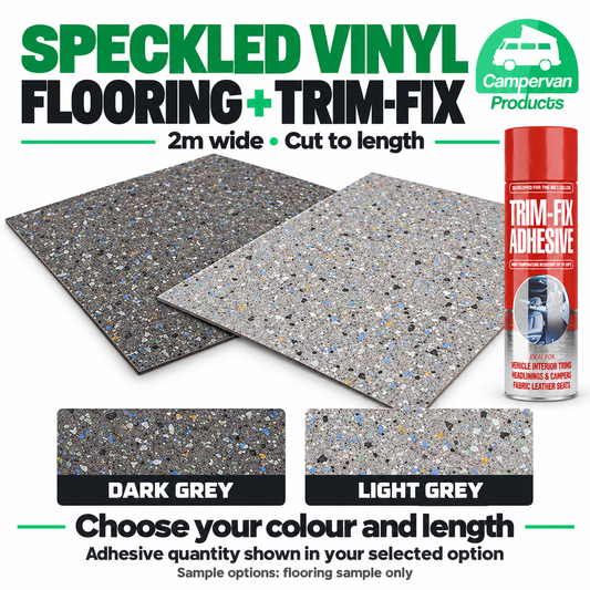 Campervan Products speckle kit vinyl flooring hero