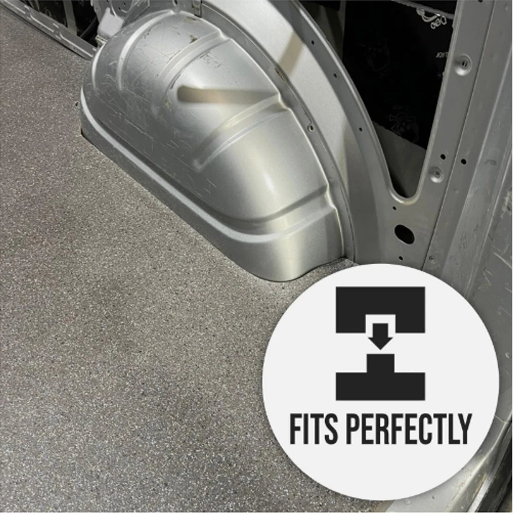 VW Transporter T5 T6 Pre-Cut Van Floor – Rubber or Vinyl Finish – SWB & LWB