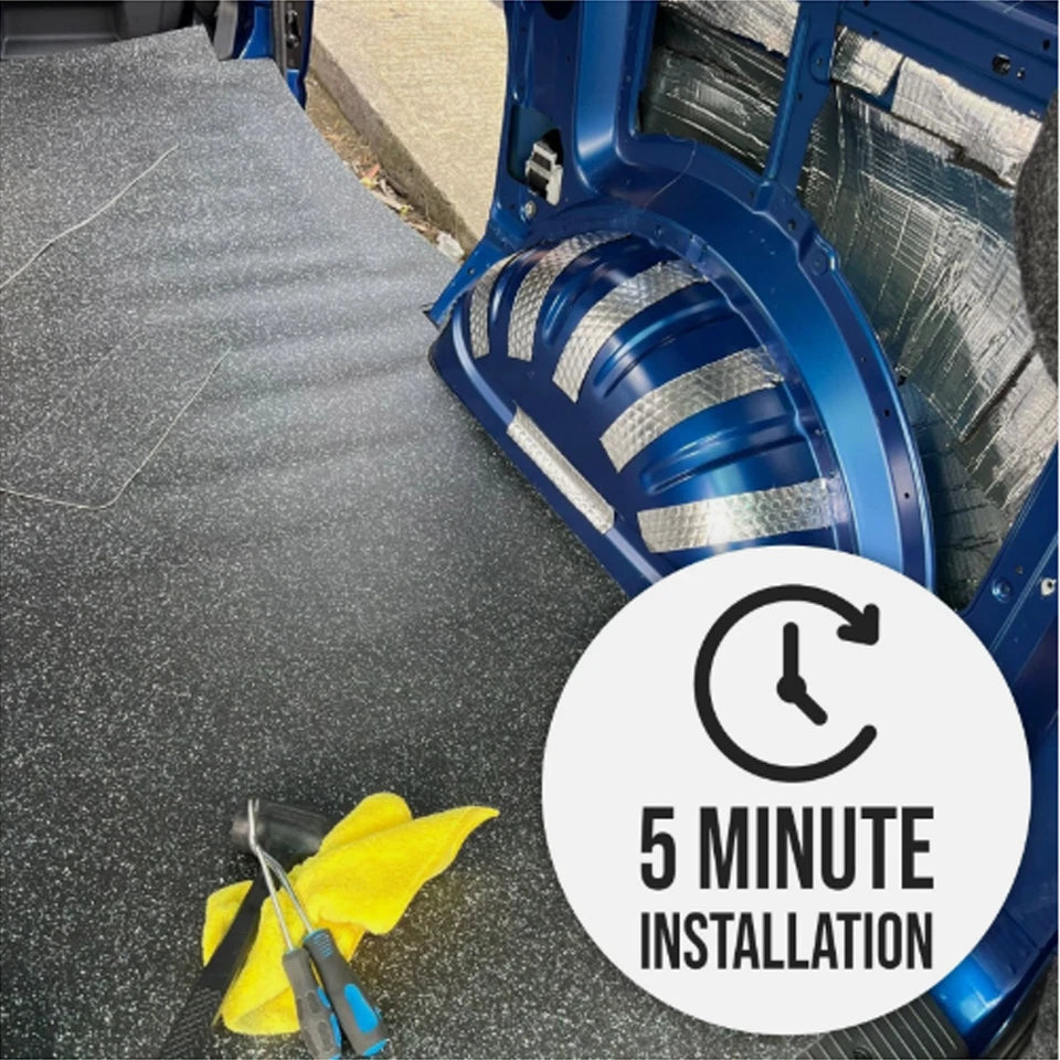 VW Transporter T5 T6 Pre-Cut Van Floor – Rubber or Vinyl Finish – SWB & LWB