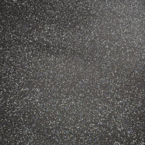 Black speckled vinyl texture close-up